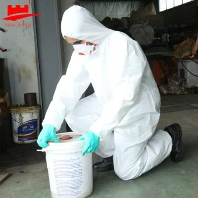 Disposable High-Quality Microporous Waterproof Hazmat Suit Isolation Clothing Coverall