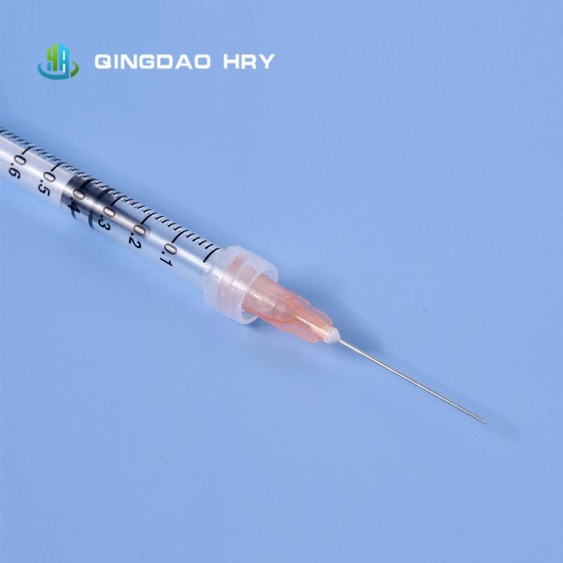 3mlmedical Disposable Sterile Syringes Luer Lock with Needle & Safety Needle for Vaccine Injection with CE FDA 510K ISO