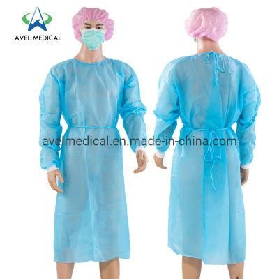 Topmed SMS Nonwoven Sterile Disposable Gown with Knit Cuff