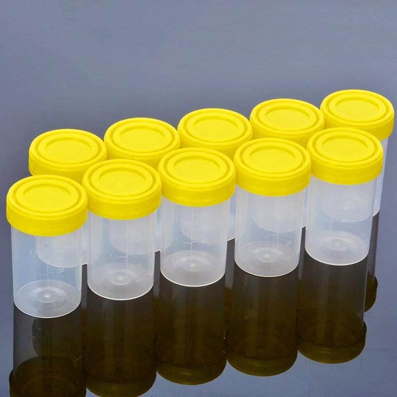 30ml/40ml/60ml/120ml Urine Stool Specimen Cup Urine Sample Collection Container