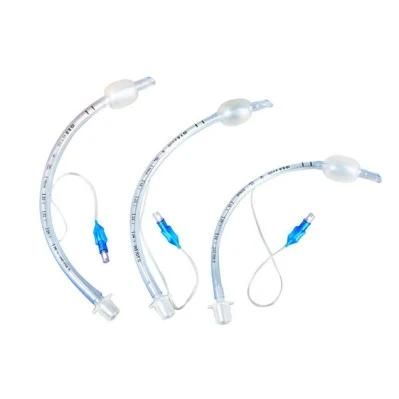 Oral or Nasal Preformed PVC Endotracheal Intubation Cuffed Ett Tube Endotracheal Tube for Artificial Airway