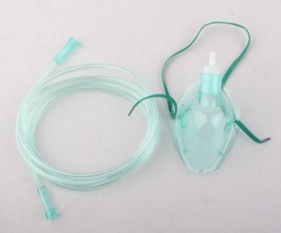 High Quality Cheap Price PVC Oxygen Face Mask with Elastic Strap