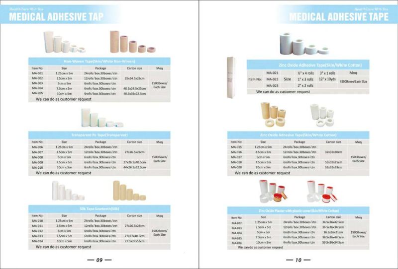 Manufacturejumbo Medical Adhesive Tape Plaster Zinc Oxide PE Tape/Silk Tape/Non-Woven Paper Tape Semi-Finished Raw Material