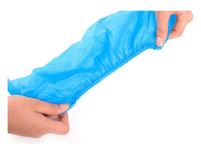 Medical Disposable Non Woven PP PVC CPE Anti Skid Non Slippery Shoecovers Overshoes for Clinic Hospital Lab Workshop Food Industry