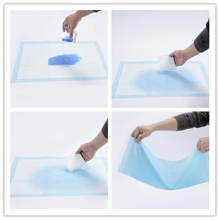 Personal Care High Absortbent Blue Safety Comfortable Soft Protective Disposable Pad