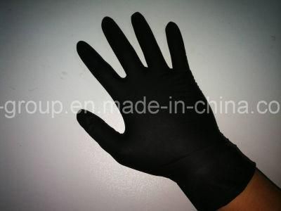 Disposable Balck Powder Free Nitrile Gloves /Vinyl Gloves with FDA Approved