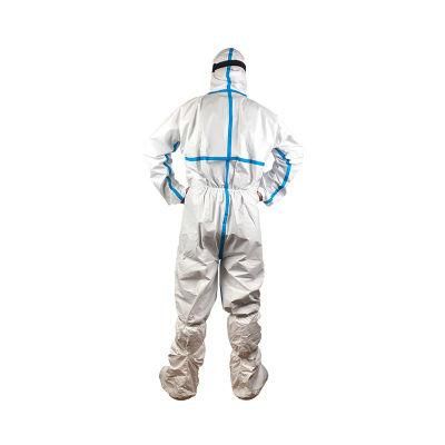 Anti-Virus Disposable Isolation Hazmat Safety Suit Protective Clothing Medical Coveralls