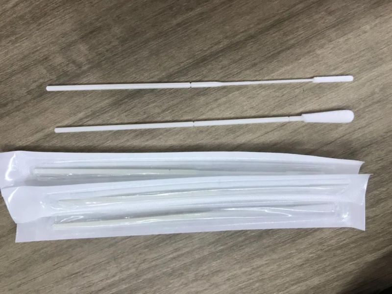 Techstar Nasopharyngeal Nylon Flocked Swab Specimen Collection Swab Medical Swab Sterile Swab Factory and Manufacturers