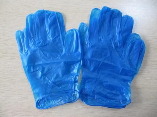 Disposable Blue Color Powder Free Nitrile Gloves for Checking