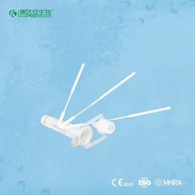 CE0197 ISO Certificated Disposable Sterile Nylon Flocked Nasophoryngeal Nasal Swab