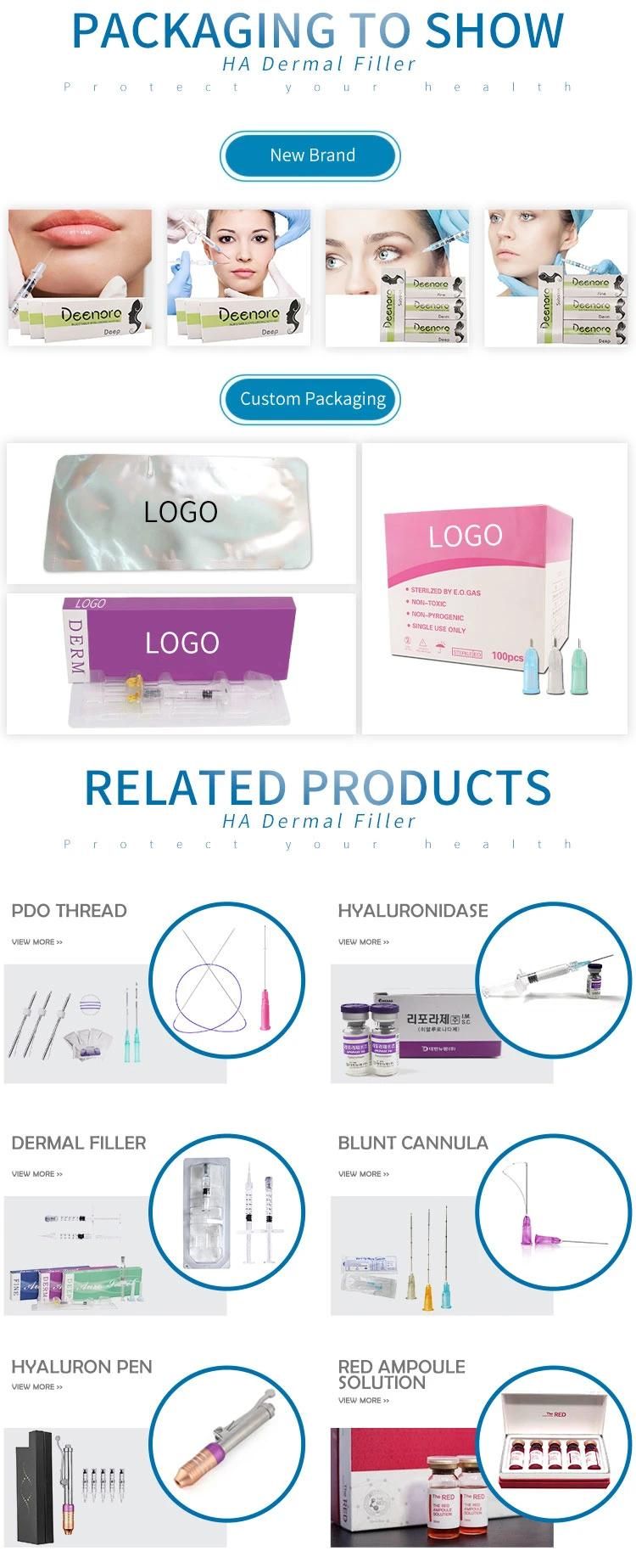 Best Quality Buttock Breast Enhancement Injectable Dermal Filler Hyaluronic Acid