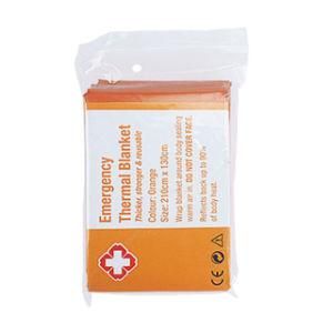 26um Thick PE Disposable Emergency Blanket, Mylar Rescue Blanket