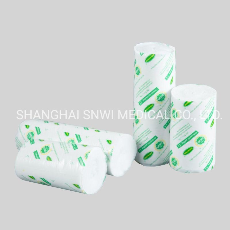 100% Cotton Disposable Medical Products Absorbent Cotton Wool Roll Used in Hospital