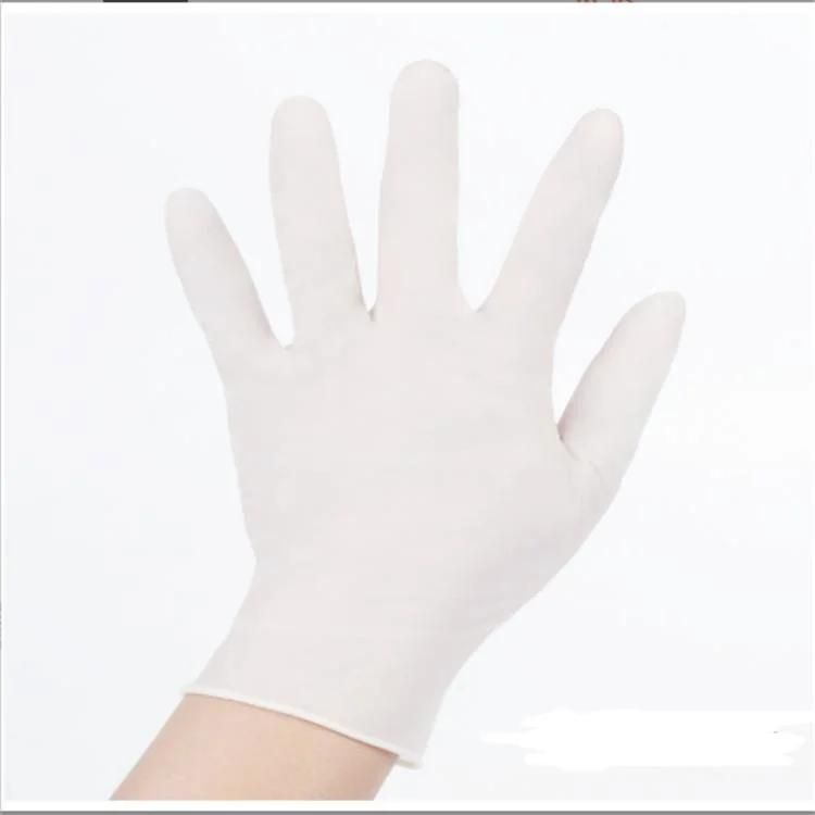 Medical Sterilized Disposable Rubber Exam Gloves