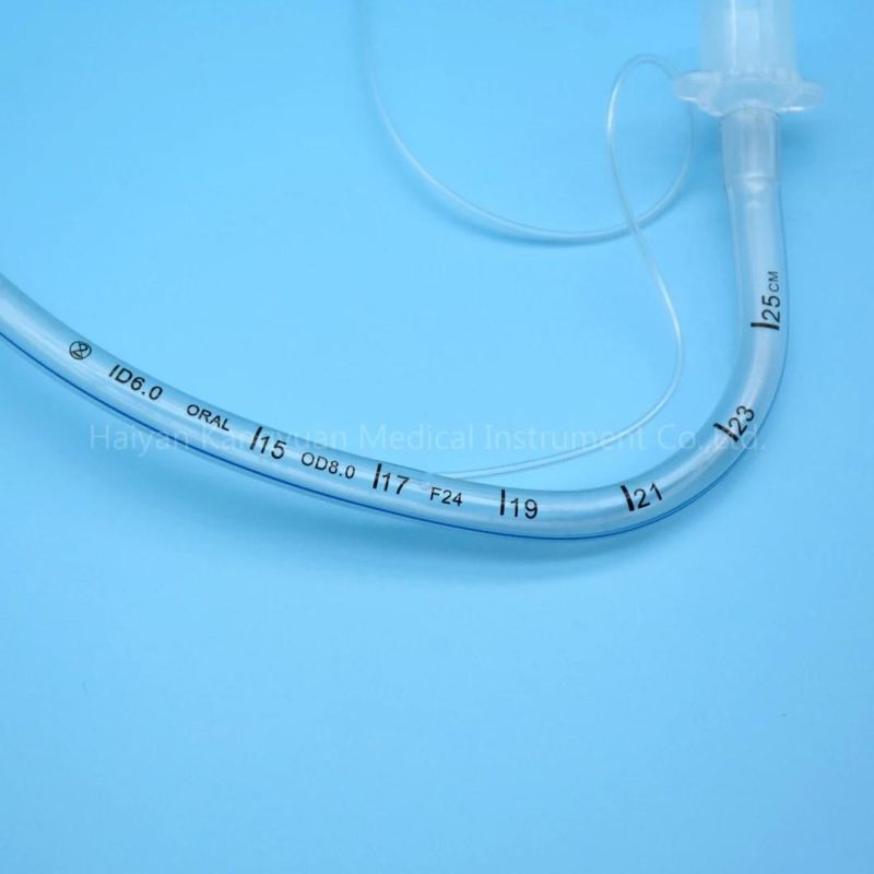 Endotracheal Tube Cuffed or Uncuffed Oral Preformed (RAE) PVC for Single Use