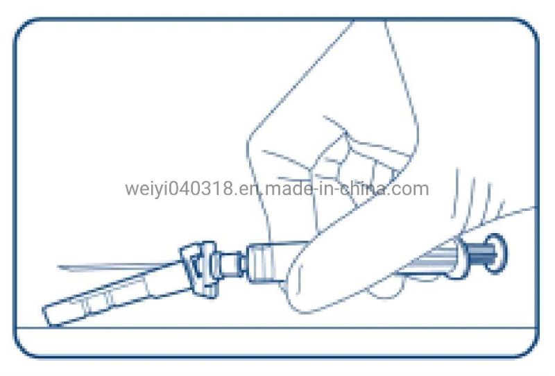 Different Kinds of Syringe Manufacture of Disposable Safety Syringe with Safety Cap or Cover 1-20ml 16-30g