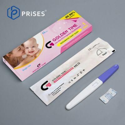 CE Certificate OTC Rapid One Step HCG Pregnancy Cassette Test