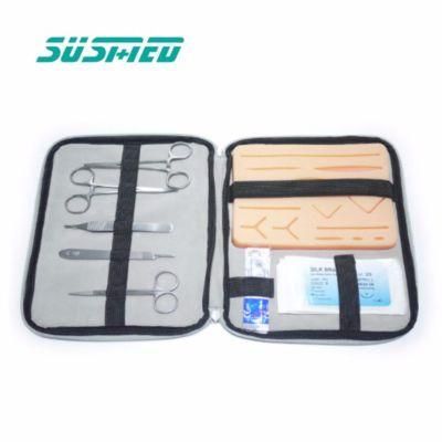 Medical Silicone Suturing Pad Human Skin Training Model Suture Practice Kit