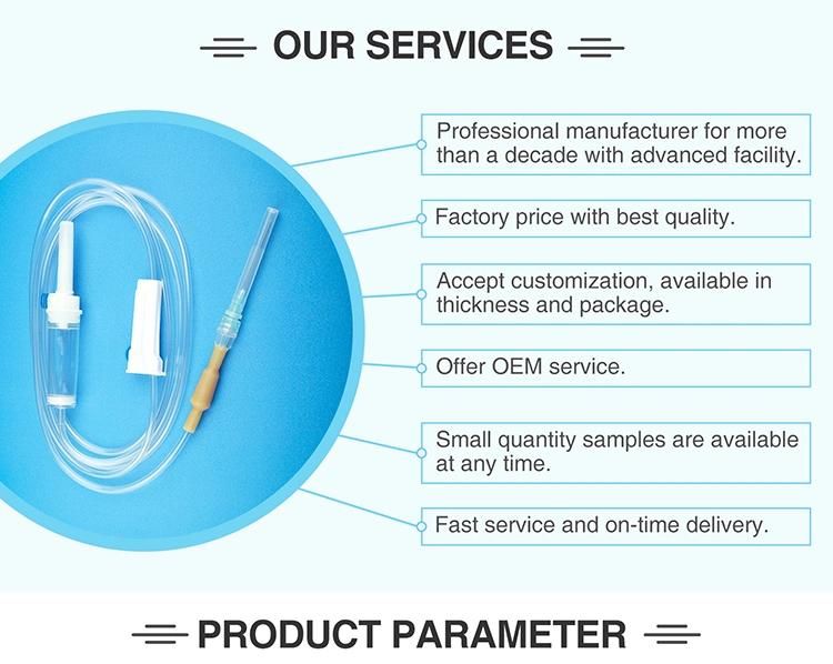 IV Infusion Pump Medical Disposable Set with Flow Regulator Production Line