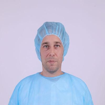 OEM High Quality PP Nonwoven Head Cover Bouffant Cap for Cleanroom