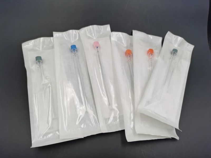 Wide Varieties Disposable Color Spinal Epidural Anesthesia Needle for Lumbar Puncture