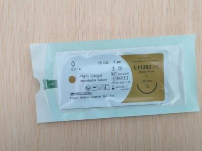 Wego Brand Plain Catgut Surgical Suture 1-0