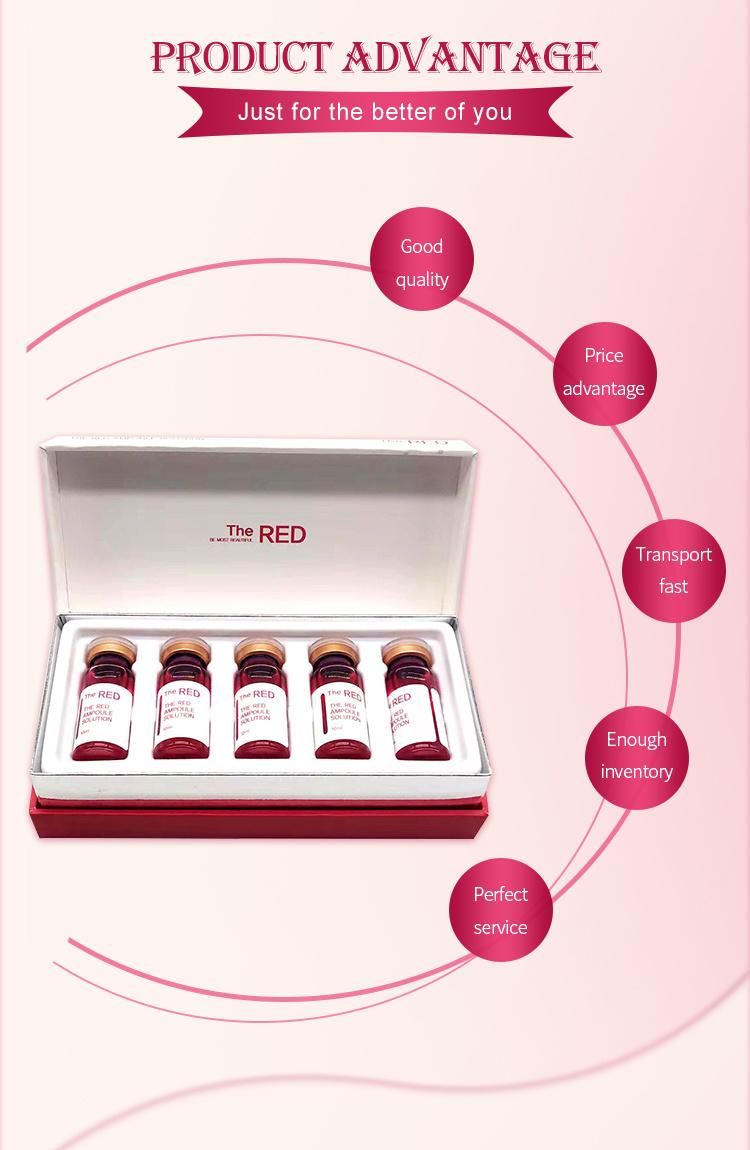 Face and Body Fat Dissolving Injection Korea Mesotherapy The Red Ampoule Solution