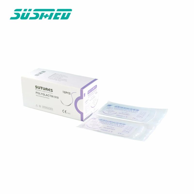 Medical Sterile Absorbable Poliglecaprone Surgical Sutures