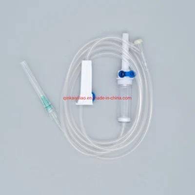 Medical and Disposable Sterilized Hypodermic IV Infusion Set with Luer Slip or Luer Lock on The Needle