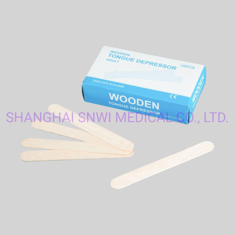 Disposable Medical Wooden Tounge Depressor