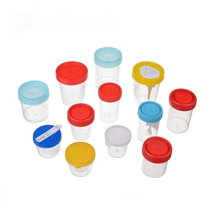 Medical Consumables 30ml Urine Container PS Specimen Cup