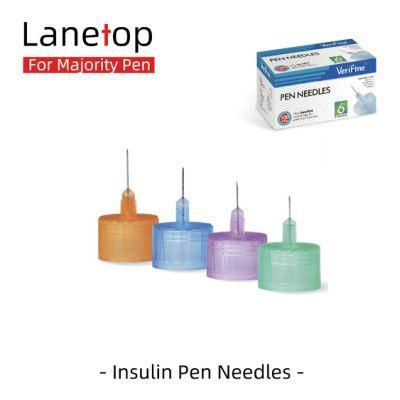 Cheap Price Medical Disposable 30g 31g 32g 33G 4mm 5mm 6mm 8mm Safety Syringe Insulin Pen Needle