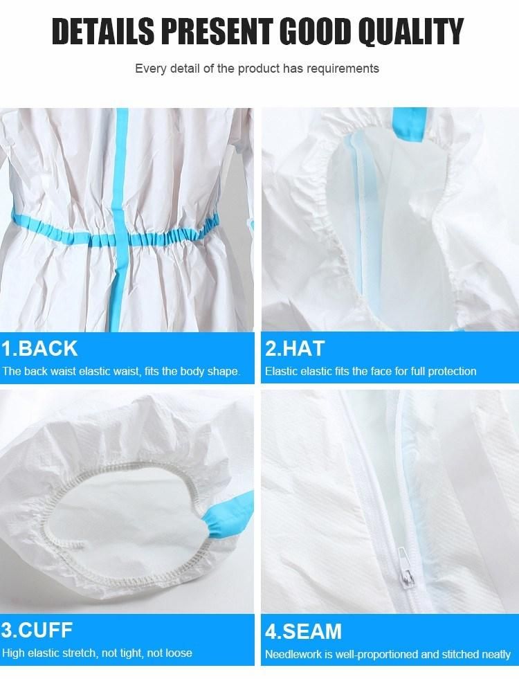 Surgical Supplies Materials Surgical CE Adult Clothes Isolation Gown for Safety with High Quality