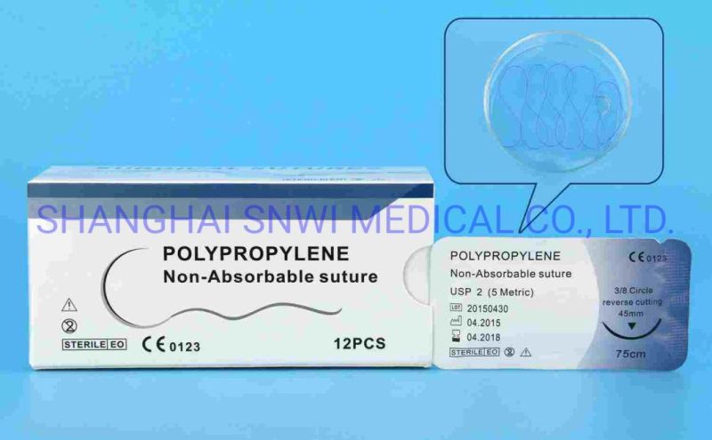 Medical Surgical Suture Nylon Polypropylene Silk Polyester Chromic Plain Catgut