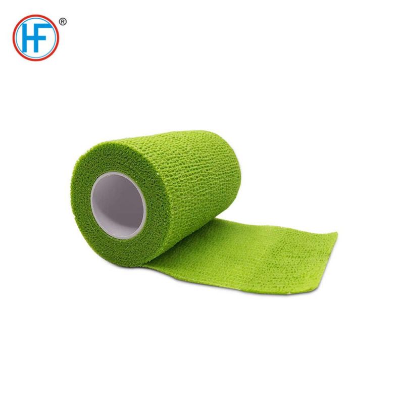 Mdr CE Approved Self Adhesive Bandage Assorted Color Breathable Cohesive Bandage