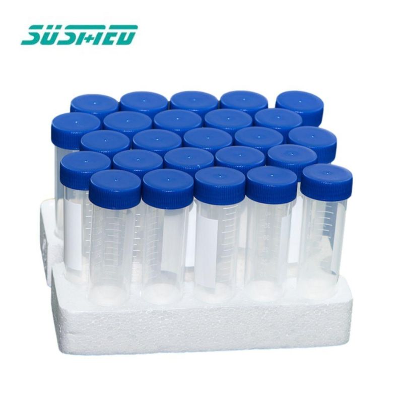 China Manufacturer 5ml 7ml 10ml 15ml 20ml 50ml 80ml 100ml Centrifuge Tube