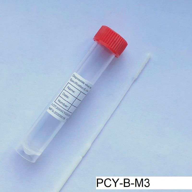 Viral Sample Connecting Tube Virus Sampling Tube with Nasal Swab