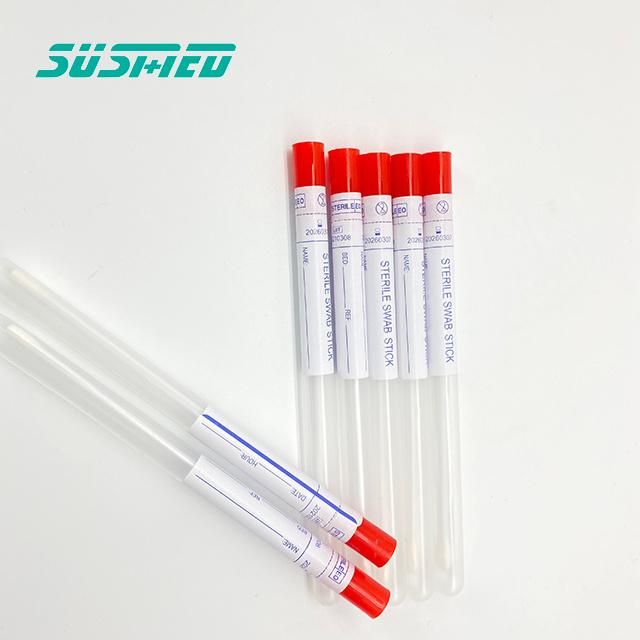 Collection Swab Wooden Stick Analysis Sampling Swab Cotton Swab Stick