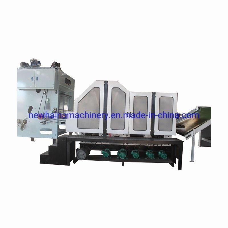 Non Woven Multi-Function Fiber Carding Machine with Non Woven Blanket