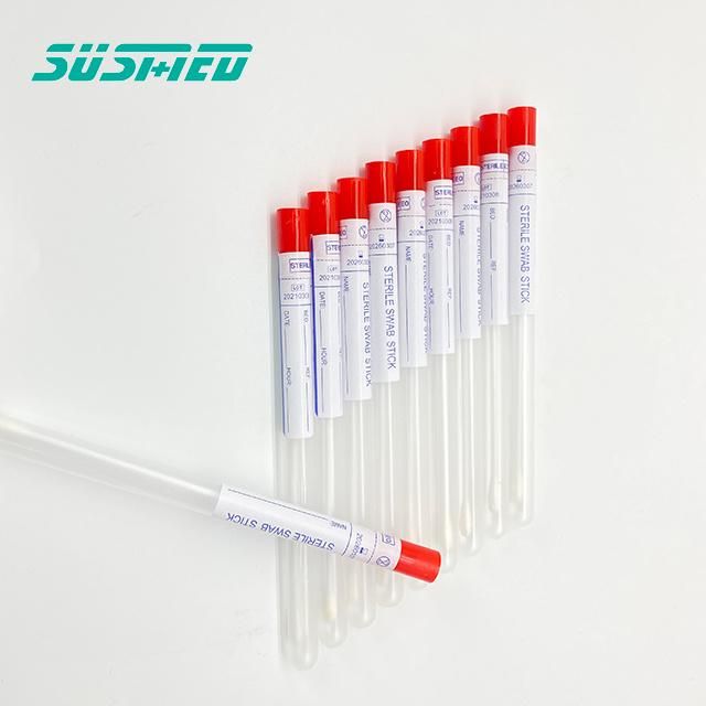 Collection Swab Wooden Stick Analysis Sampling Swab Cotton Swab Stick