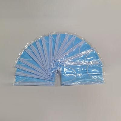 Us Europe Standard Blue Disposable Medical Face Mask