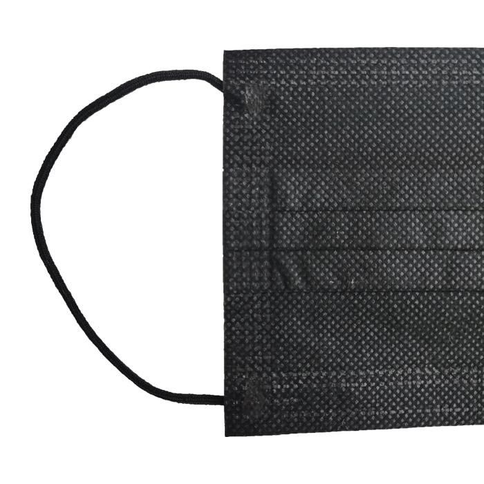 Personal Care Breathable Non-Woven Mouth 3 Ply Black Colour Disposable Medical Surgical Face Mask