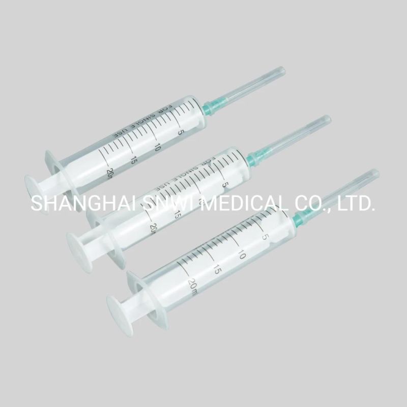 Disposable Medical Products Sterile Hypodermic Vaccines Injection Syringe Safety Syringe with CE ISO