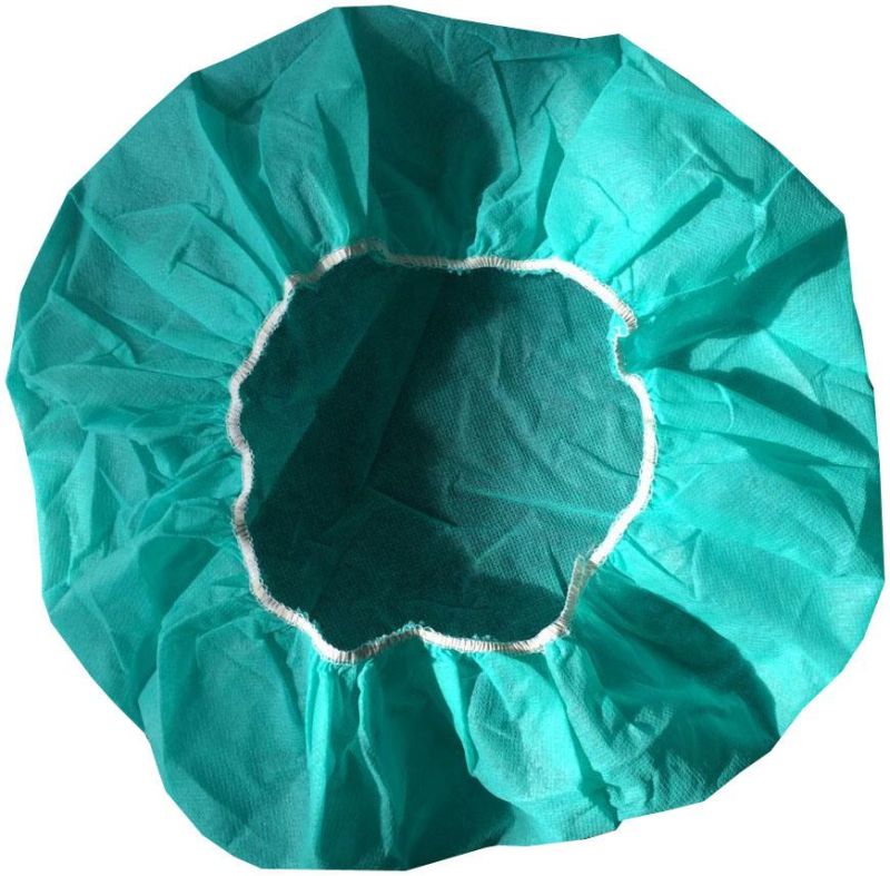 Ly Disposable Transparent PP Nonwoven Round Bouffant Caps