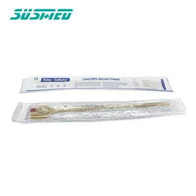 Catheterization Female Urine Catheter Double Balloon Latex Foley Catheter