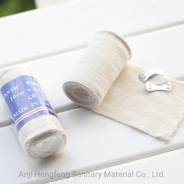 Cheap and Sample Available Manufacturer Direct Sale Elastic Plain Bandage Natural or Bleached Color