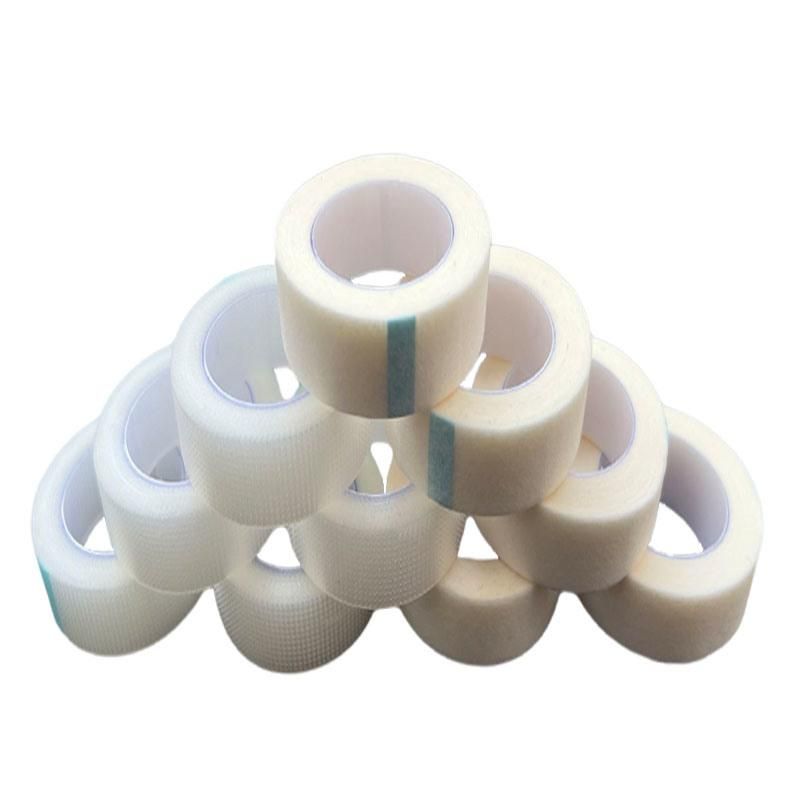 Medical Microporous Breathable PE Non-Woven, Pressure Sensitive Adhesive Tape, Fixed Gauze, Microporous First Aid Tape