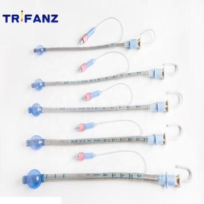 Disposable Silicone Reinforced Endotracheal Tube with Cuff