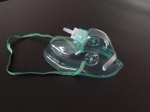 Low Price Hospital Disposable Oxygen Mask Transparent/Green