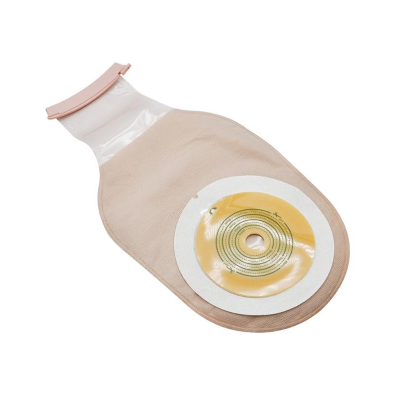 Disposable High Quality Two Pieces Ostomy Stoma Care Cover Drainable Bag